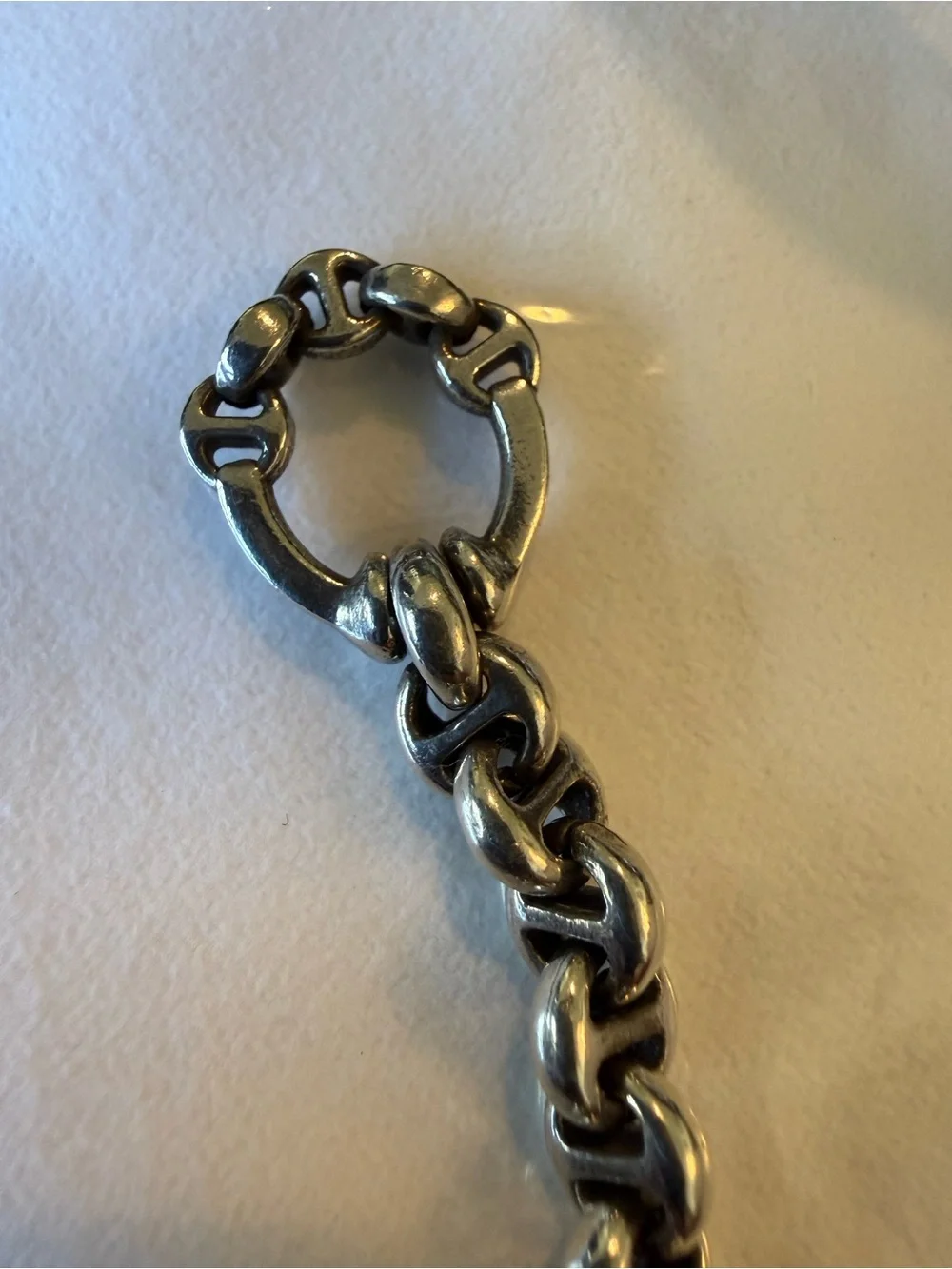 Hoorsenbuhs 5MM OPEN-LINK BRACELET .925 Sterling Silver w/ Diamond accents